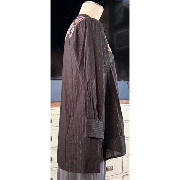 Johnny Was Esme Embroidered Shirt XS - Picture 13 of 16